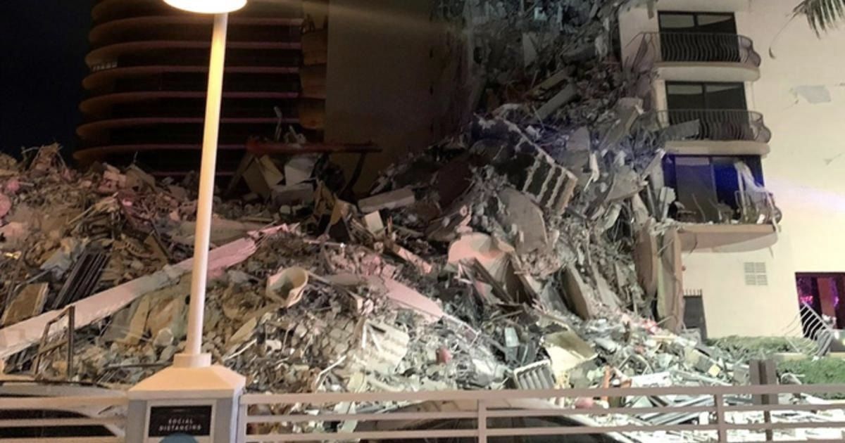 VIDEO: Captan momento exacto en que se desploma un edificio de 12 pisos en Miami 2 miami