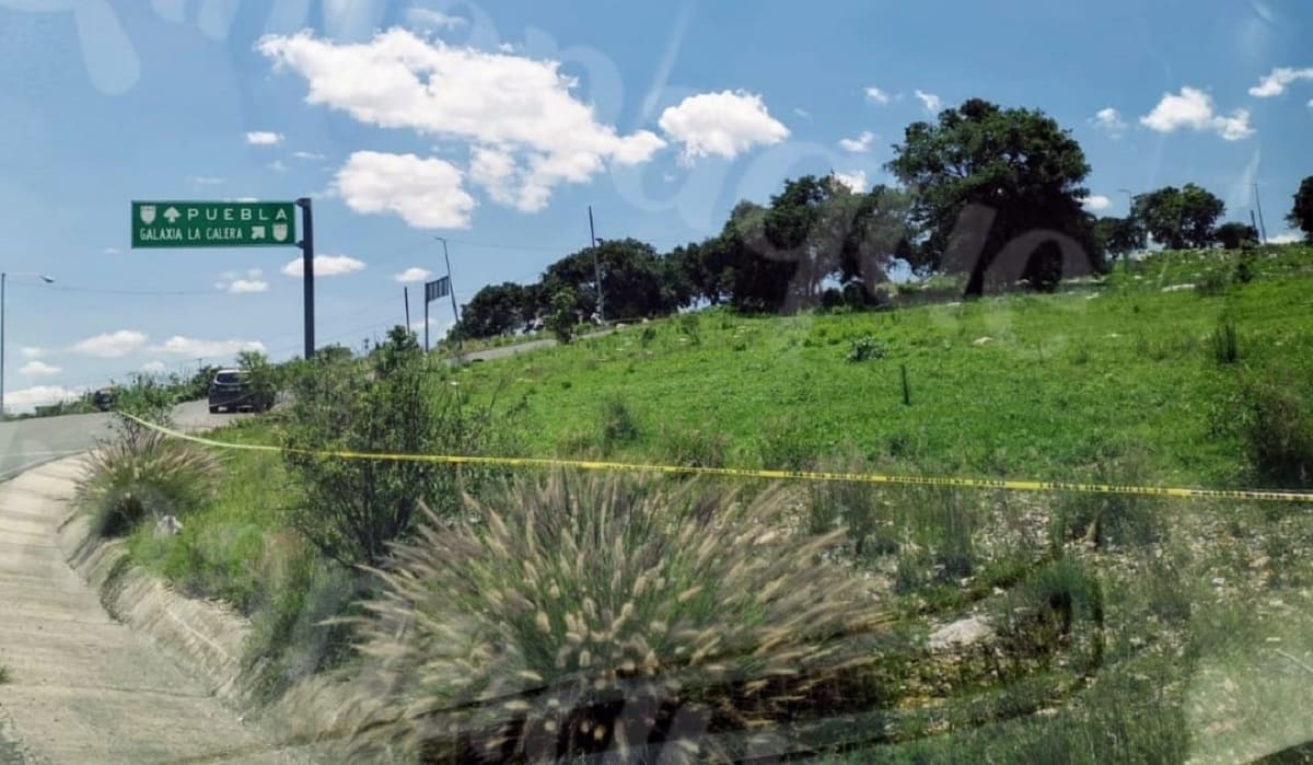 Hallan cadáver en rotonda de Galaxia La Calera 2 muerto en galaxia 1