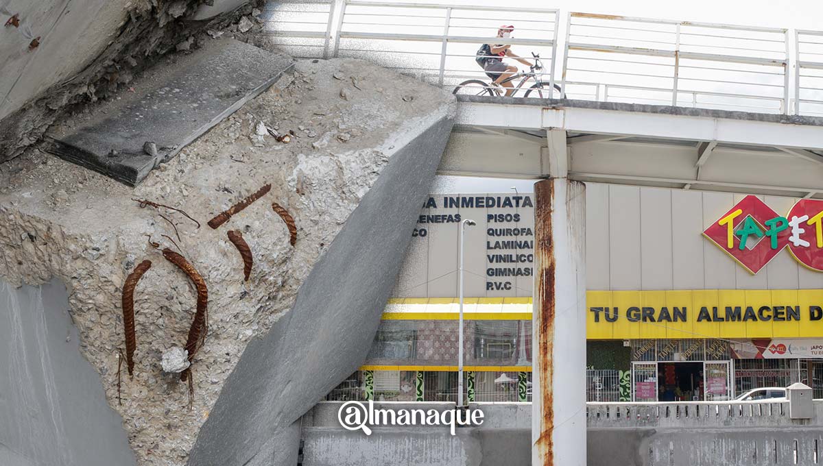 Detectan falla estructural en el nodo Juárez Serdán; Barbosa ordena intervención 7 portada Ciclovia Juarez Serdan danada