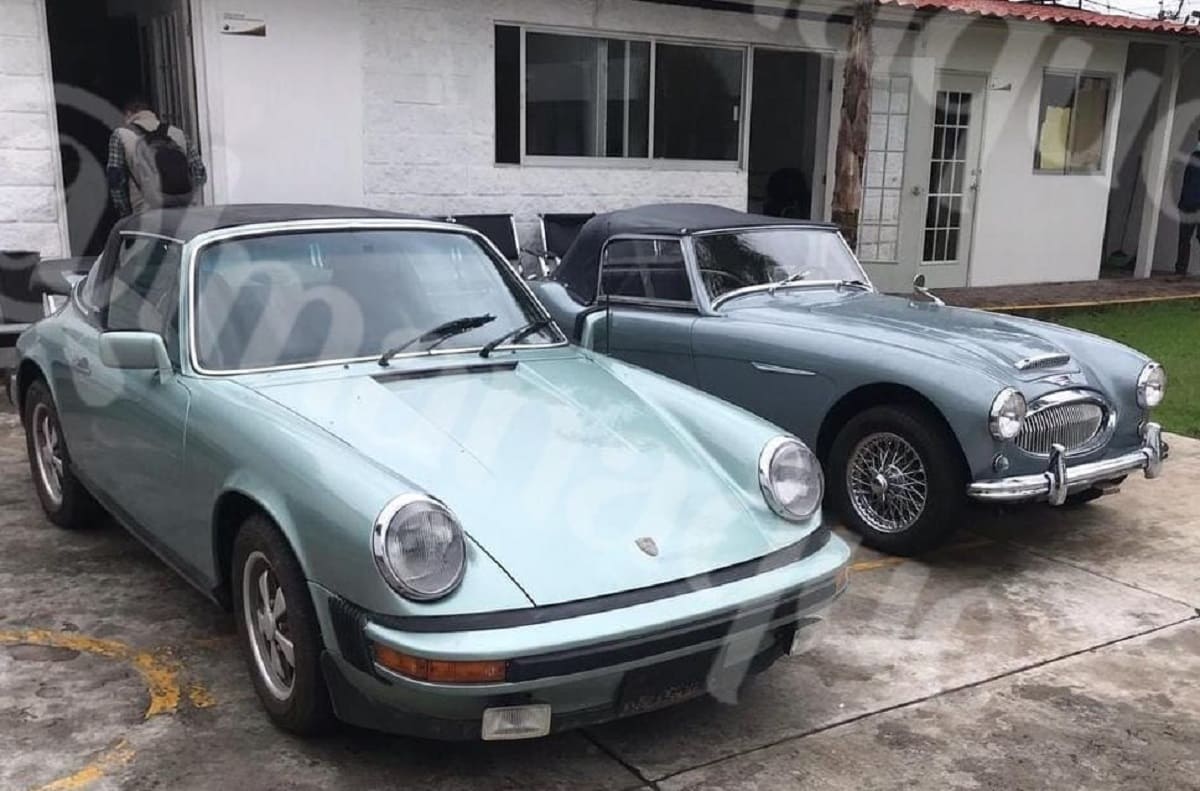 Recuperan autos de colección robados en La Paz; detienen a dos 4 recuperan automoviles Puebla