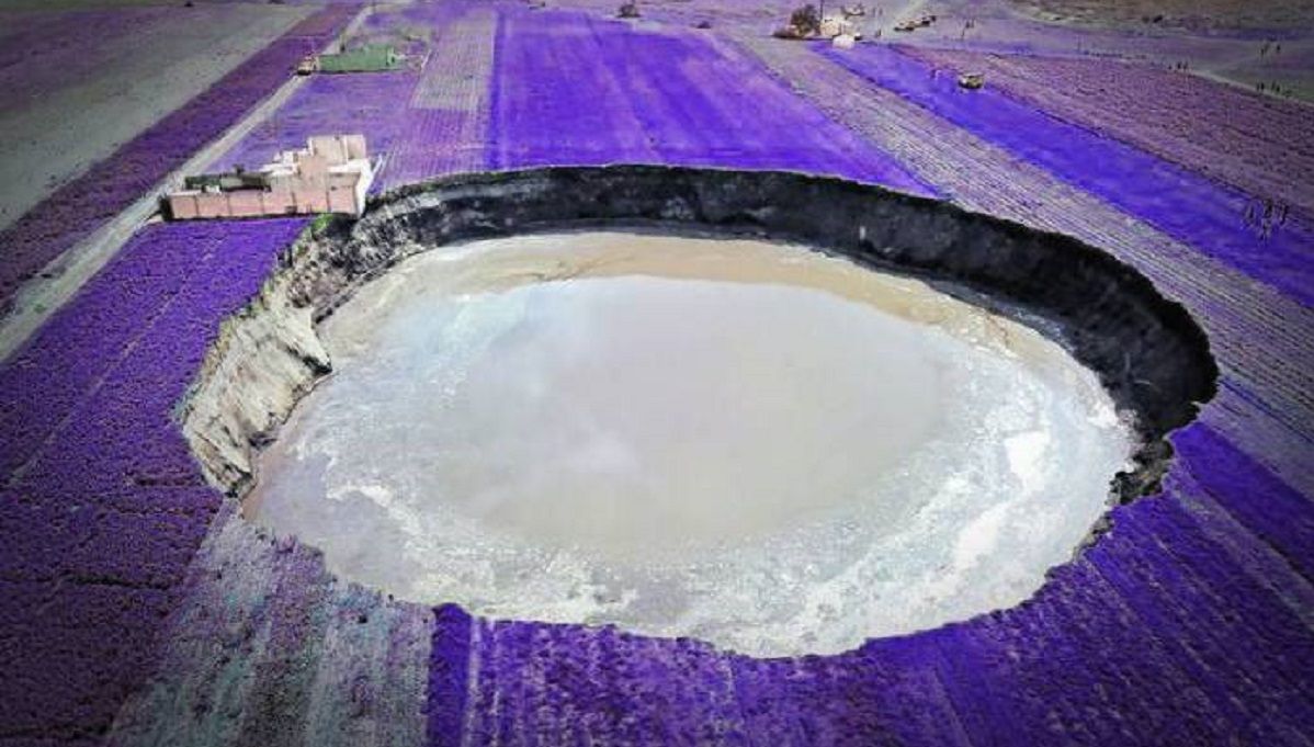 VIDEO: Así luce el socavón filmado con una cámara térmica 2 socavon hoyo