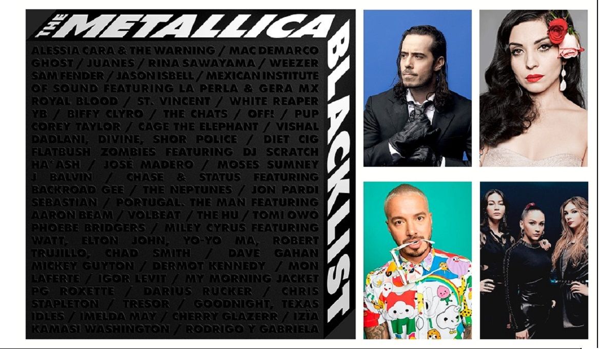 the metallica blacklist jose madero jbalvin the warning monlaferte