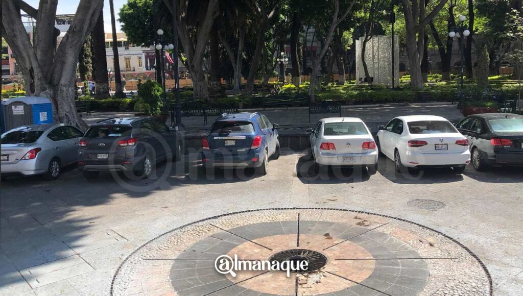 zocalo de puebla estacionamiento