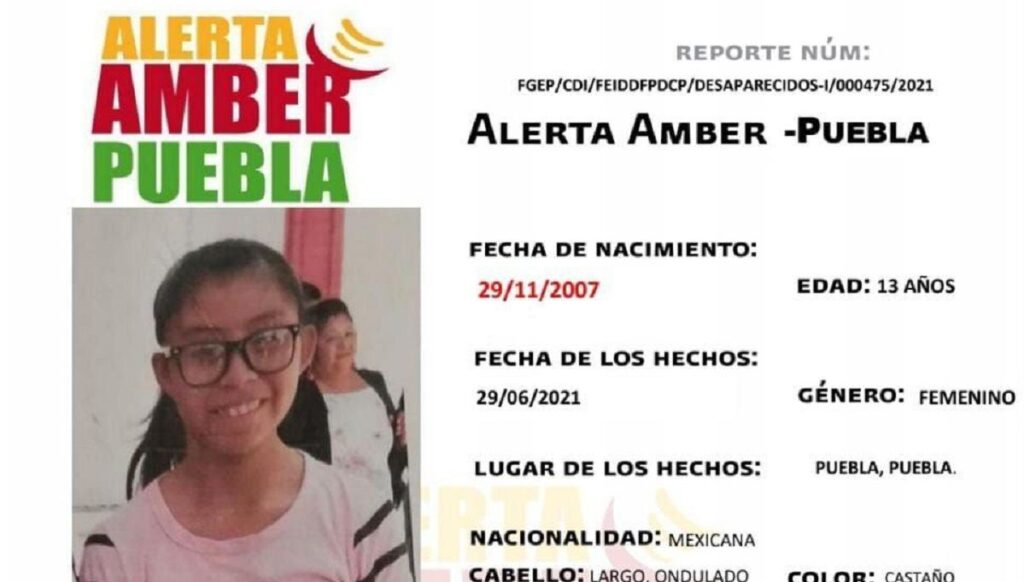 Alerta Amber Karla Fernanda