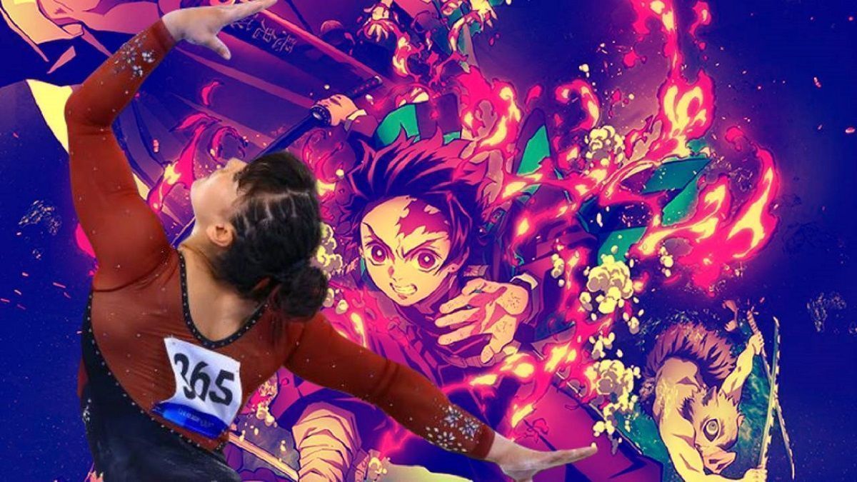VIDEO: La increíble rutina inspirada en ‘Kimetsu no Yaiba’ que Alexa Moreno hizo en Tokyo 2020 2 Alexa Moreno Tokyo 2020 Kimetsu no Yaiba