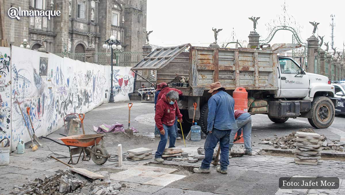 Cambio de Lajas zocalo puebla 2