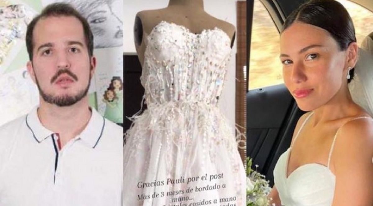 "La historia de cómo fui estafada con mi vestido de novia", el hilo viral en Twitter 1 Pauli