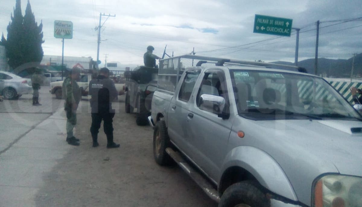 Militares chocan contra familia y dejan lesionados en Palmar de Bravo 2 accidente palmar de Bravo 1