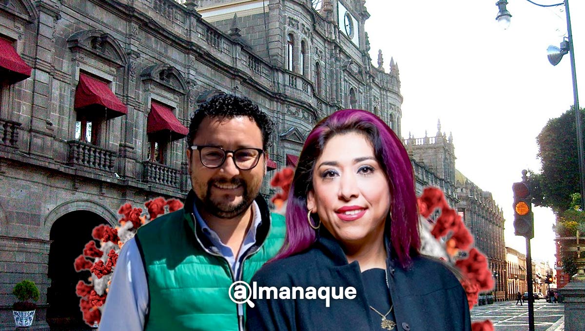Van dos secretarios de Claudia Rivera contagiados de COVID 1 ayuntamiento de Puebla Norma Estela pimentel Israel Roman Romano covid
