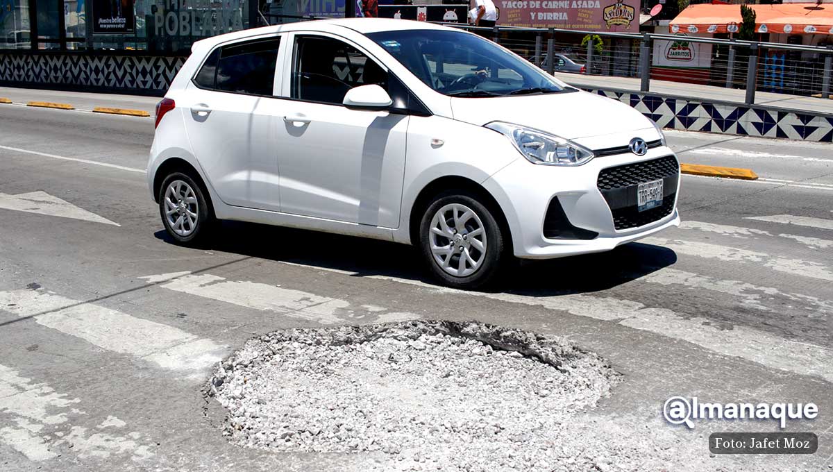Ayuntamiento de Puebla ha invertido 355 mdp en bacheo pero las calles siguen deterioradas 1 baches de puebla 10