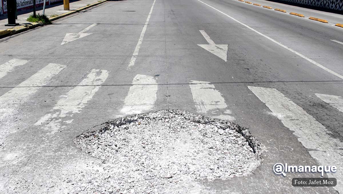 FOTOS: Puebla de los baches, así lucen las calles de la ciudad 14 baches de puebla 5