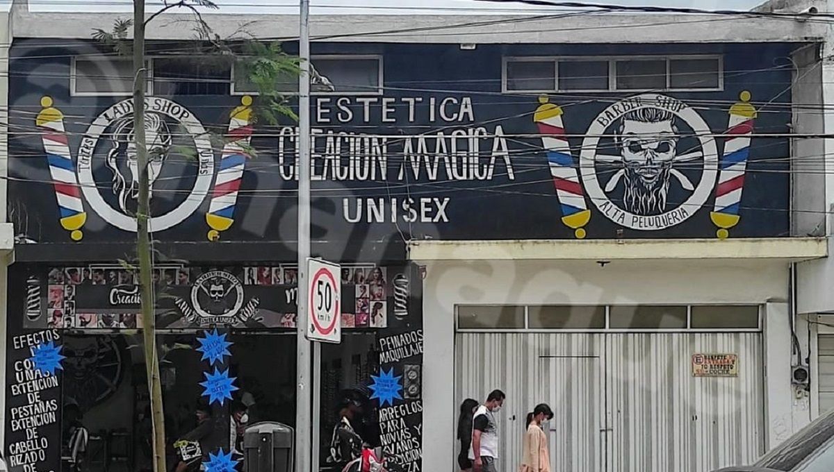 Hombres armados asaltan a personal y clientes de barbería cerca del Mercado Morelos 2 barberia