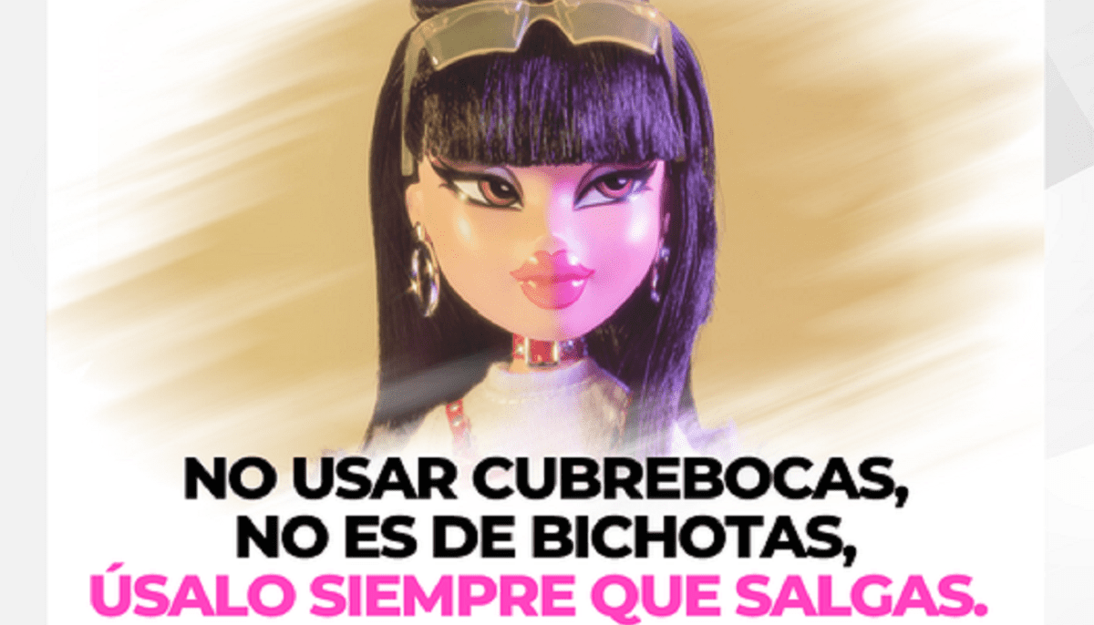 Secretaria de Salud de NL invita a usar el cubrebocas como "bichota" 1 bichota cubrebocas 1