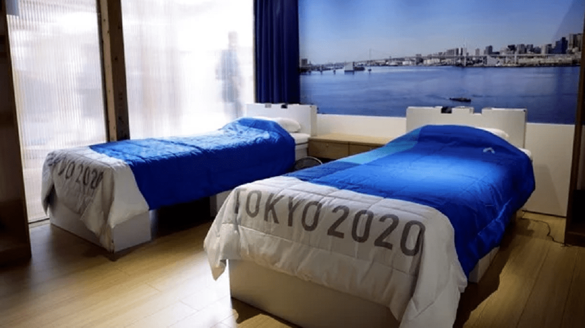 Atletas dormirán en camas antisexo en Juegos Olímpicos Tokio 2020 2 camas anti sexo 1