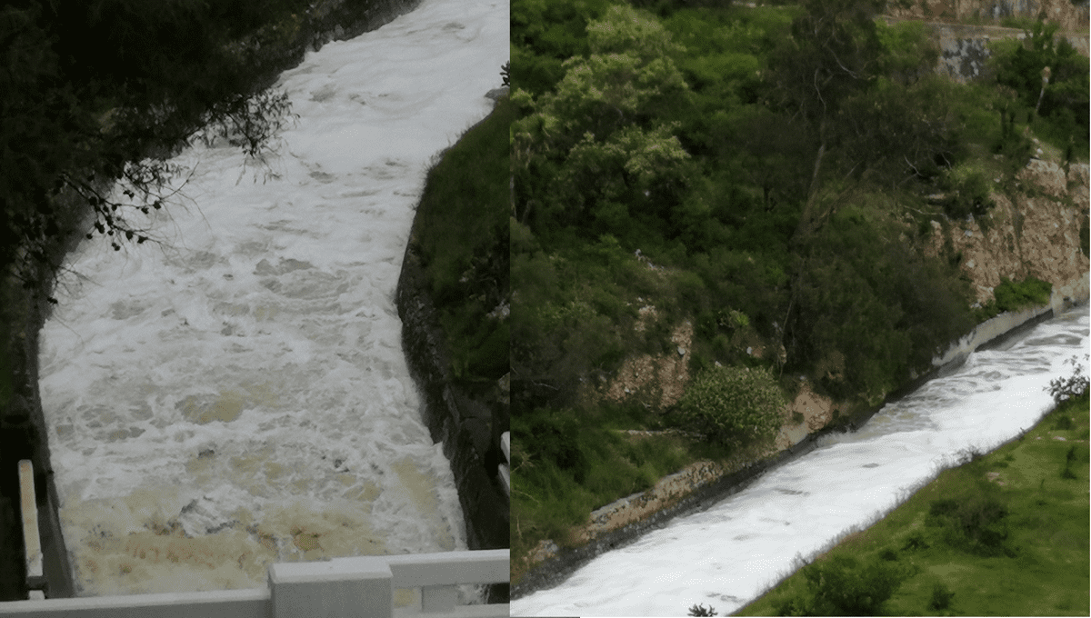 Estas son las causas de la espuma tóxica en la presa de Valsequillo 2 espuma presa valsequillo 1