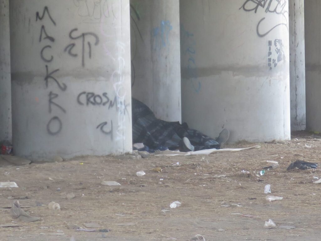 hombre en situación de calle