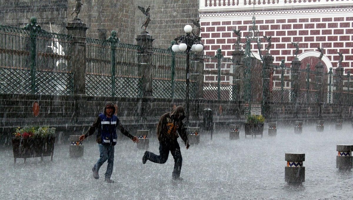 Fuertes lluvias y bajas temperaturas, las condiciones del clima en Puebla para el 7 de septiembre 1 lluvias fuertes en Puebla