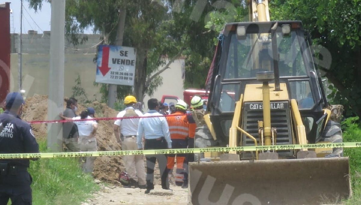 Muere trabajador sepultado en obra de agua potable en Cuautlancingo 3 muere trabajador