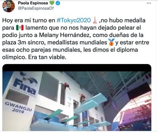 El desafortunado mensaje