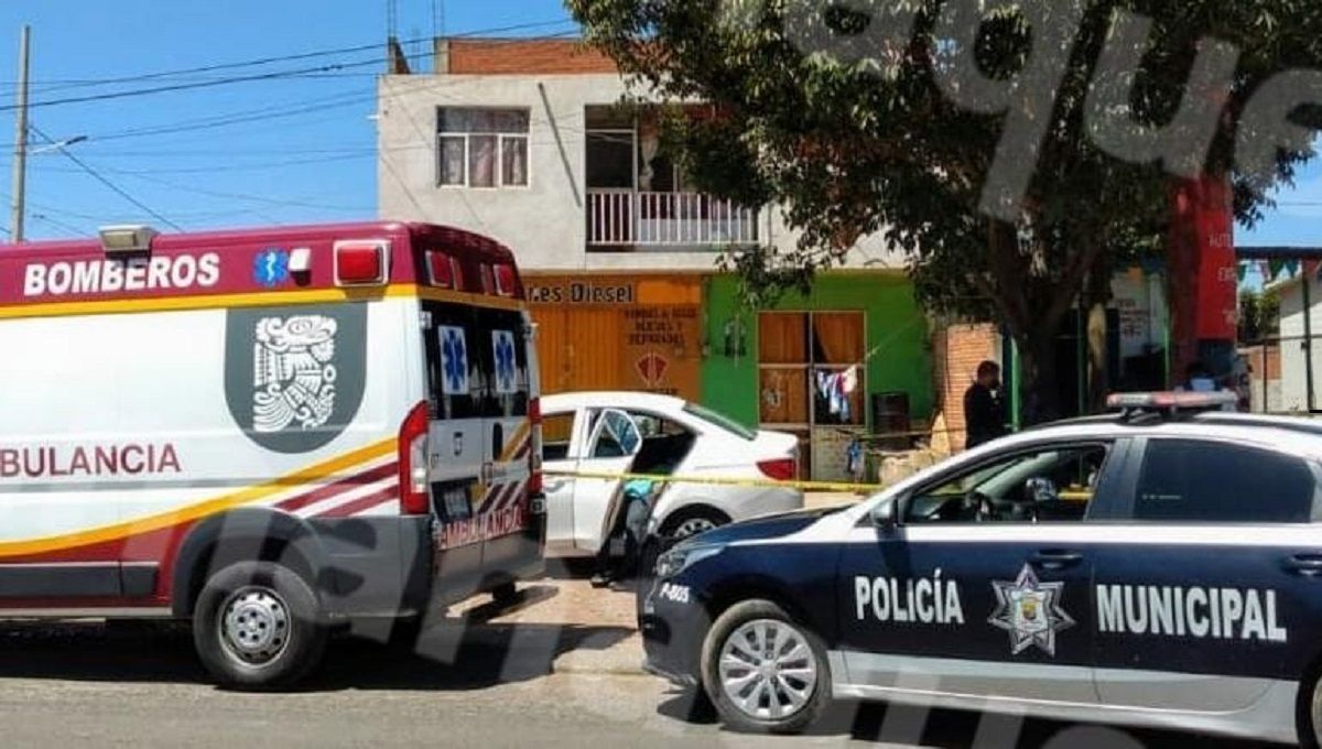 Matan a balazos a hombre en un automóvil en San Pedro Cholula 2 poli 1