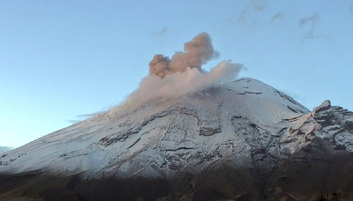 FOTOS: El amanecer del volcán Popocatépetl este 16 de julio 1 popo