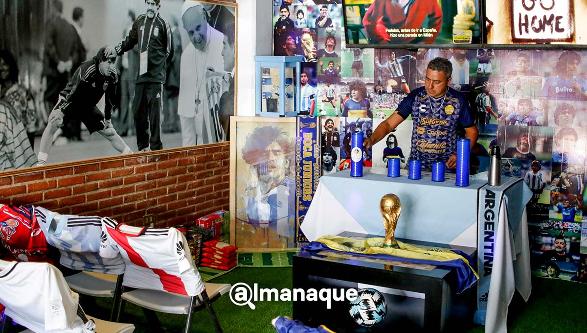 portada iglesia maradoniana diego armando maradona cholula