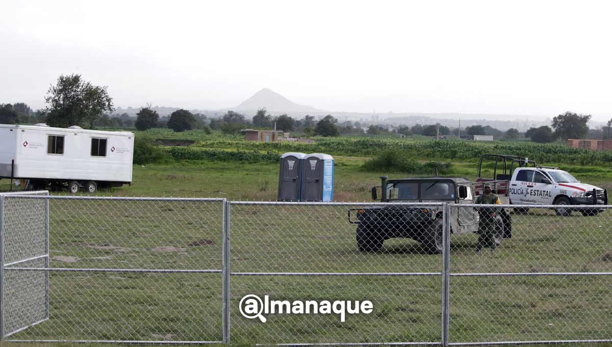 FOTOS/VIDEO Comienzan a enrejar la zona del socavón de Puebla 5 portada socavon reja alambrado