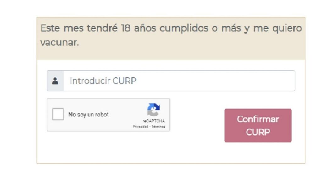 registro mayores de 18 vacuna