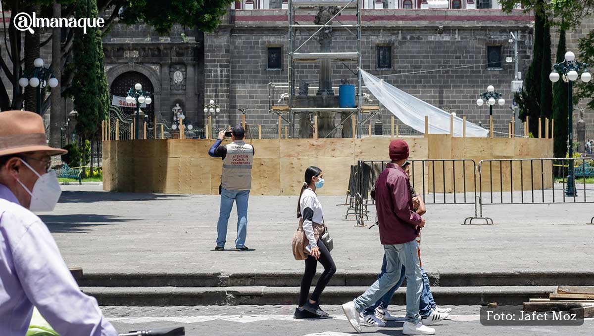 retiro del muro zocalo puebla 1
