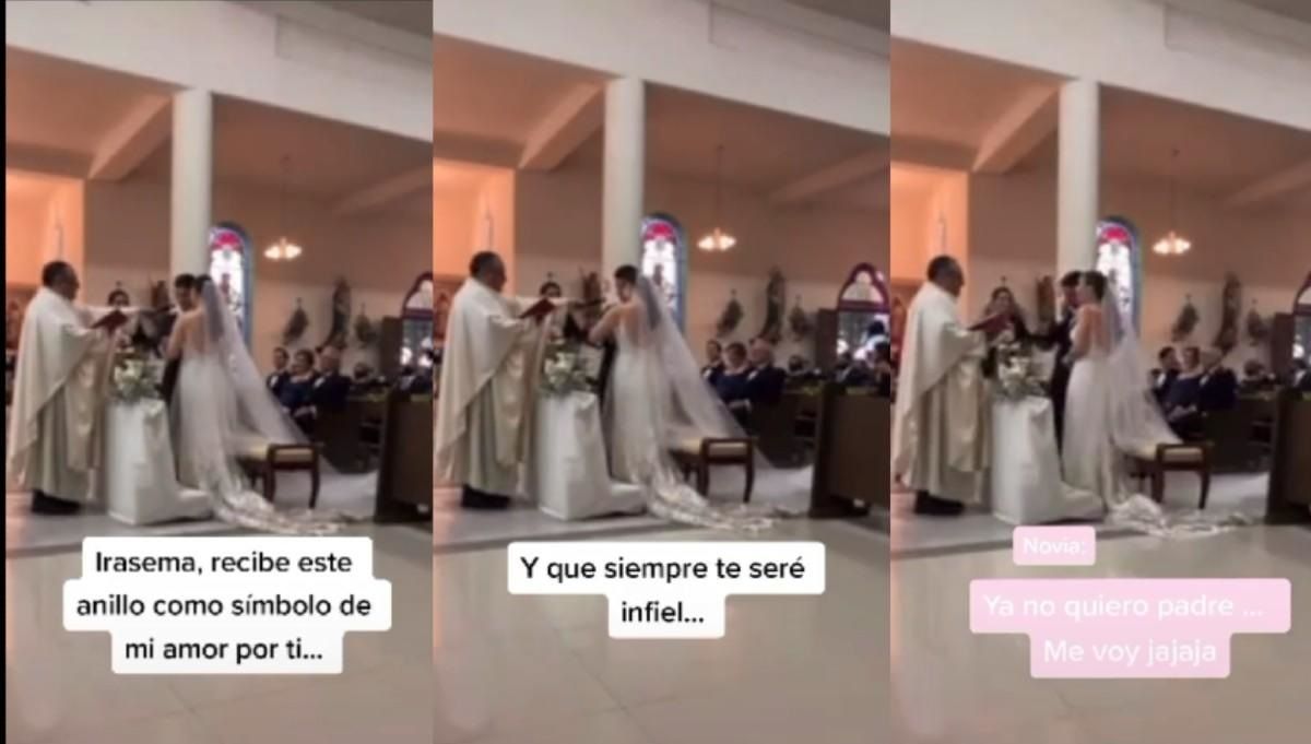 "Siempre te seré infiel": Novio se equivoca en su boda (VIDEO) 3 siempre infiel