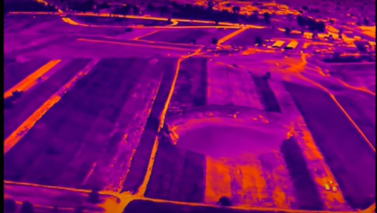 Actualizan VIDEO aéreo del socavón con cámara aérea y térmica 2 socavon termico