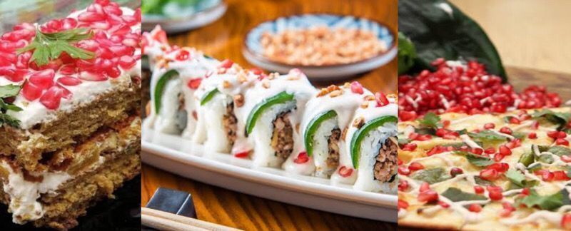 Pastel, sushi y pizza; otras variaciones al Chile en Nogada