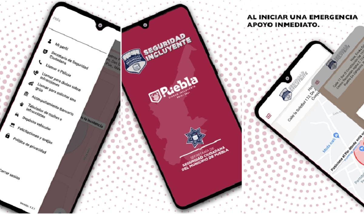 Ayuntamiento de Puebla invirtió 36 mdp en App de seguridad; tiene 58 mil descargas 3 App seuridad incluyente