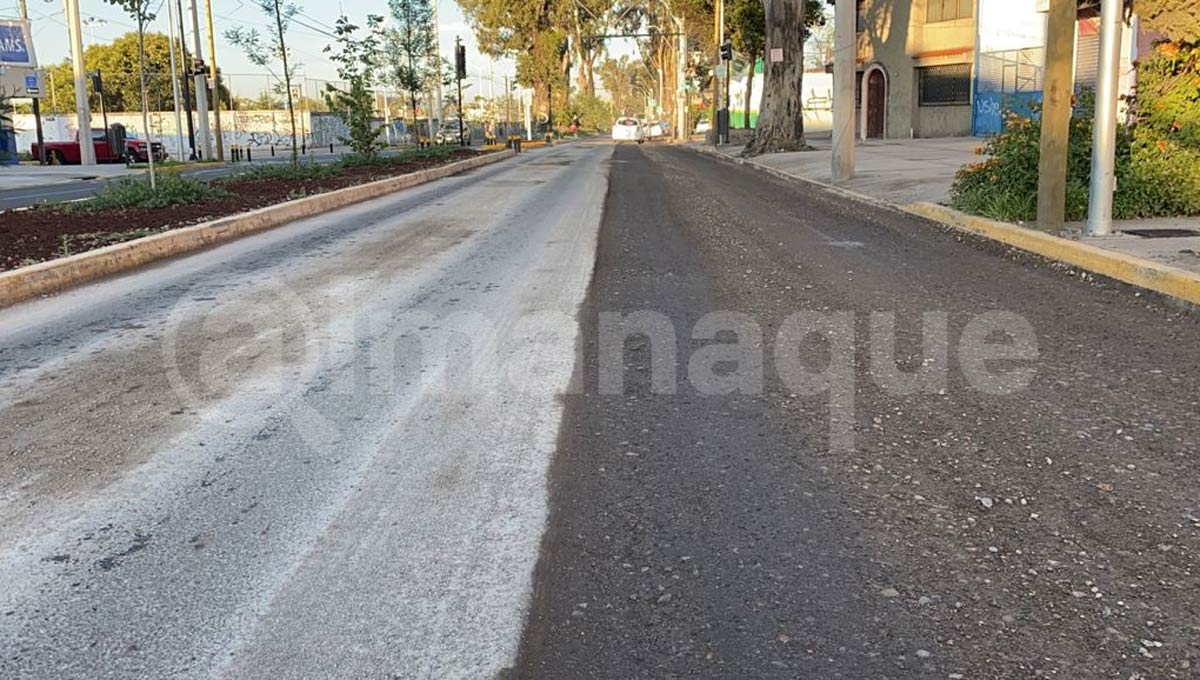 Retiran pavimento del recién inaugurado bulevar Xonaca que costó 100 millones de pesos 5 Bulevar Xonaca inundaciones 2