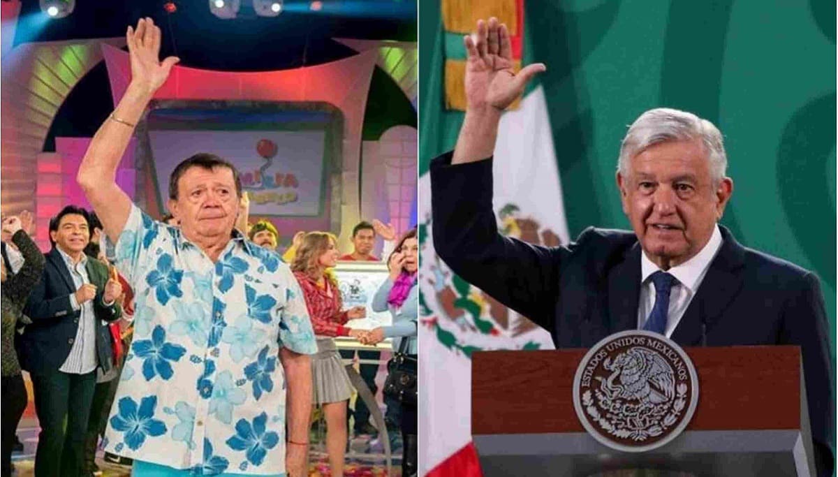 Comparan las "mañaneras" de AMLO con el programa "En familia con Chabelo" 1 Chabelo AMLO 1