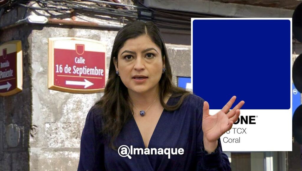 Claudia Rivera placas con la nomenclatura