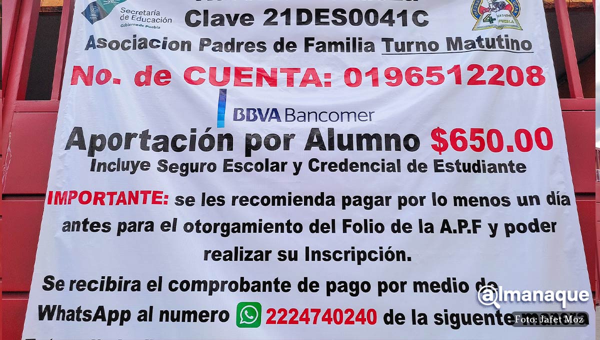 Gobierno de Puebla lanza línea para que poblanos denuncien a escuelas que cobren cuotas escolares 3 Cuotas Escuelas Narcizo mendoza 4