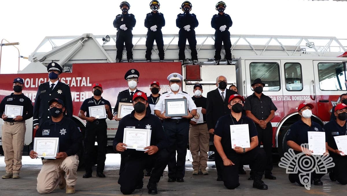 Con entrega de certificados, SSP conmemora el Día del Bombero 2 Dia del bombero puebla 1