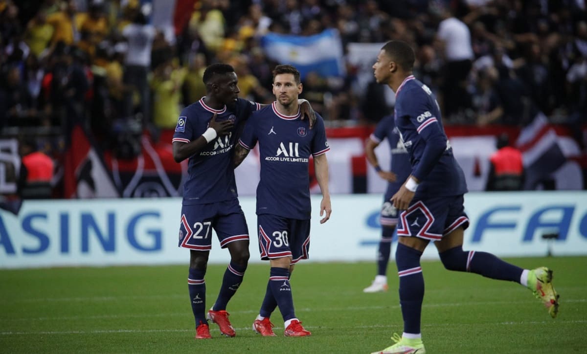 VIDEO: Messi debuta con el PSG en la victoria ante Reims 3 Messi debut PSG