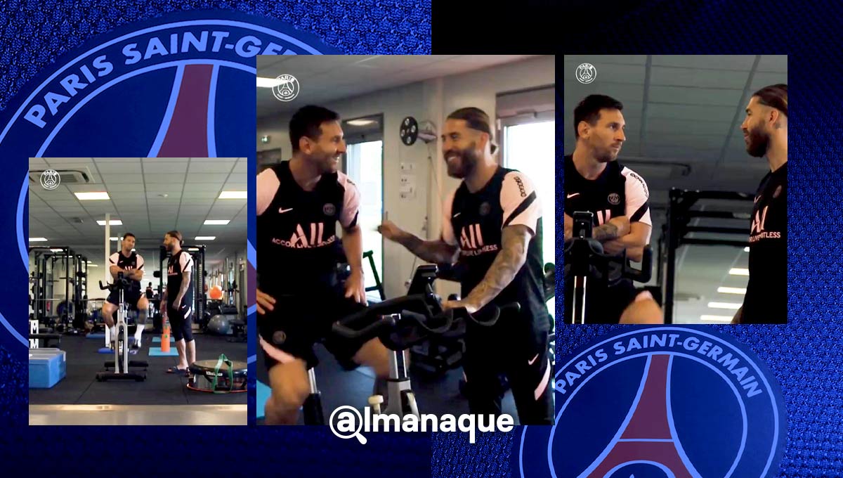 No estás soñando: Messi, Sergio Ramos y el abrazo en el PSG 5 PSG Messi y Sergio Ramos