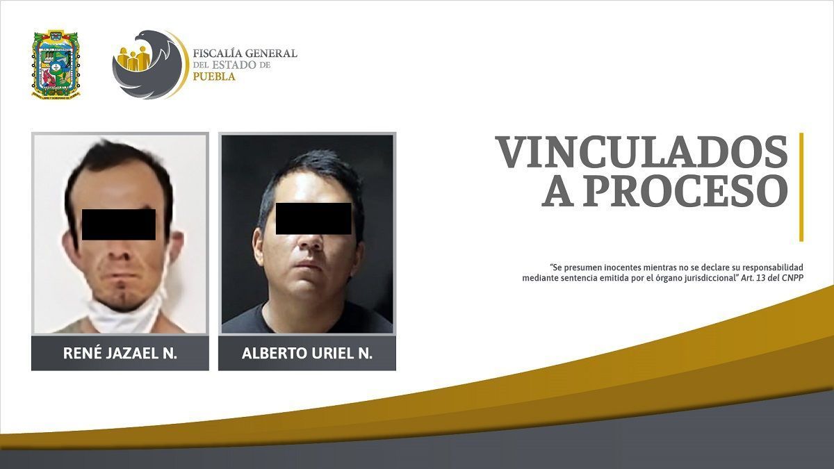 Detienen a dos asaltantes en Puebla; uno del transporte público 2 Rene y Alberto N