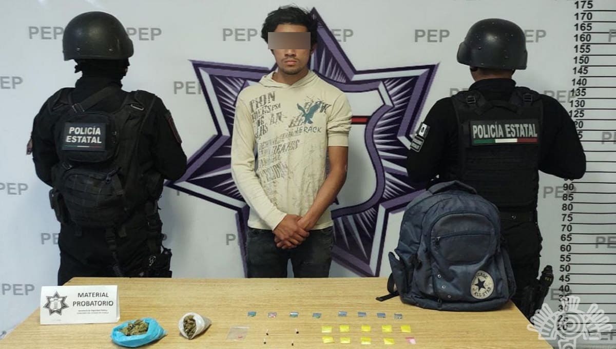 Captura SSP a presunto vendedor de droga en la capital 1 SSP vendedor de droga 1