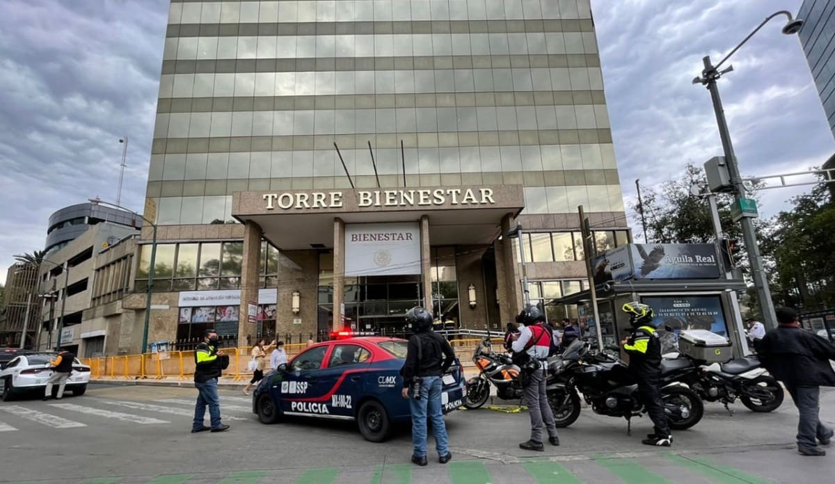 Evacúan la Torre Bienestar en CDMX por amenaza de bomba 1 Torre bienestar 1