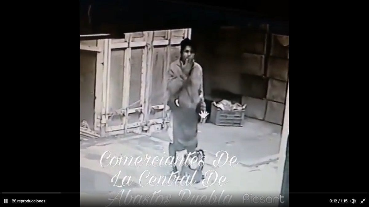 VIDEO: Este es el momento en el que un sujeto guarda una cabeza humana en su mochila en la Central de Abasto 3 Localizan cinco ejecutados en puebla
