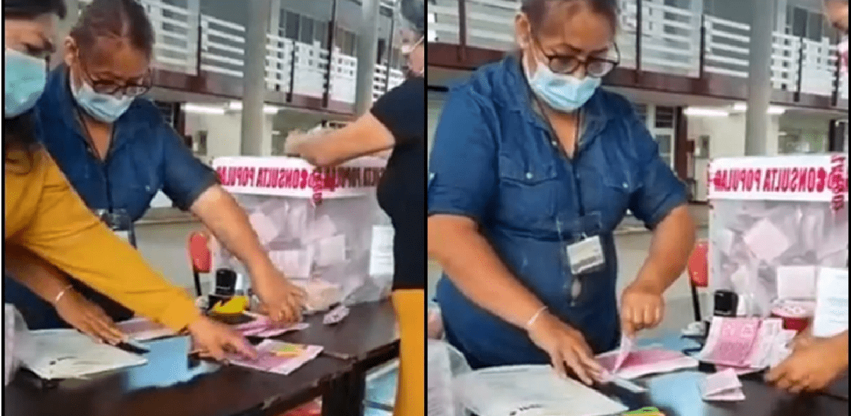 Exhiben a mujeres llenando boletas de consulta popular en Veracruz (VIDEO) 3 consulta veracruz