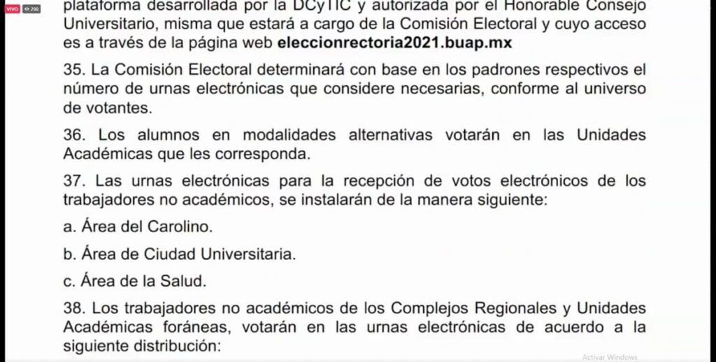 eleccion BUAP