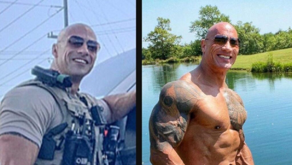 hallan doble dwayne johnson policia