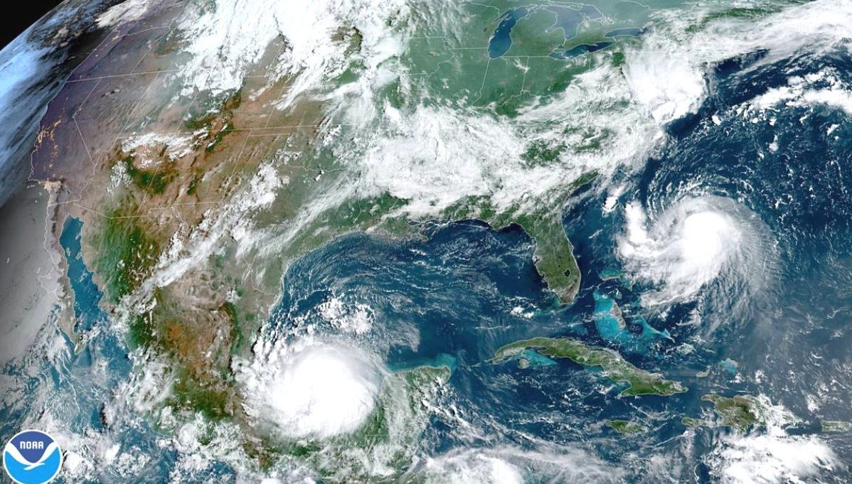 Así se ve desde el espacio el huracán Grace que generará lluvias torrenciales en Puebla 4 huracan grace espacio noa noaa