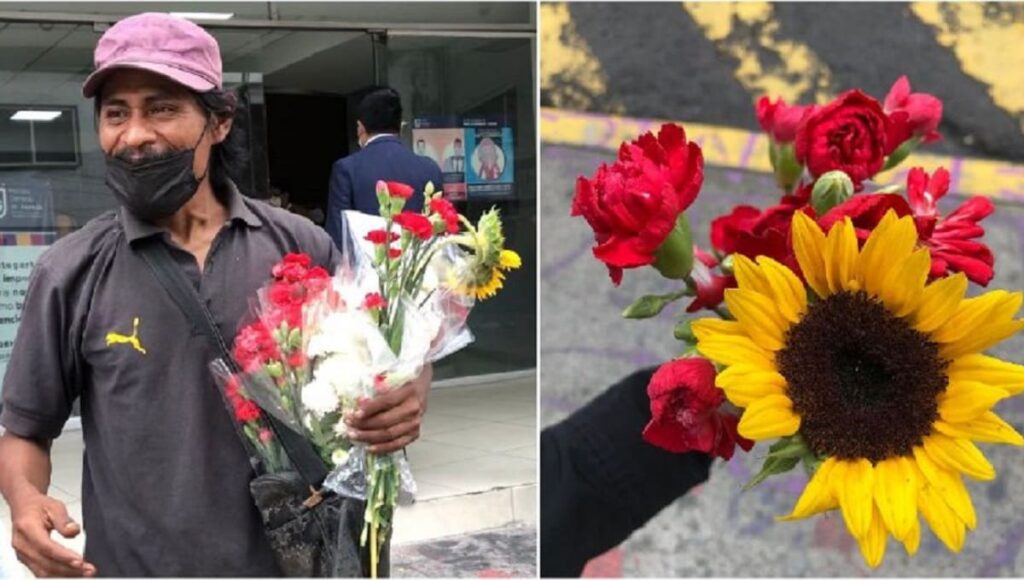 padre regala flores 1