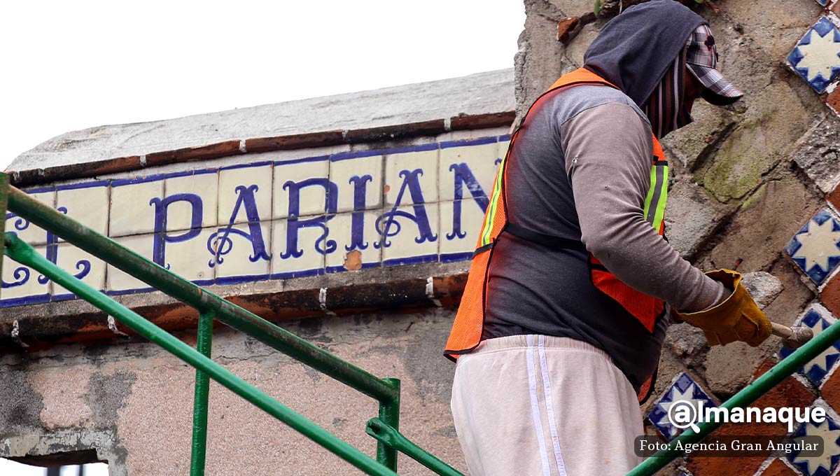Ayuntamiento empieza a remodelar El Parían; Claudia Rivera no sabe si hay permisos 11 parian Puebla remodelacion 1